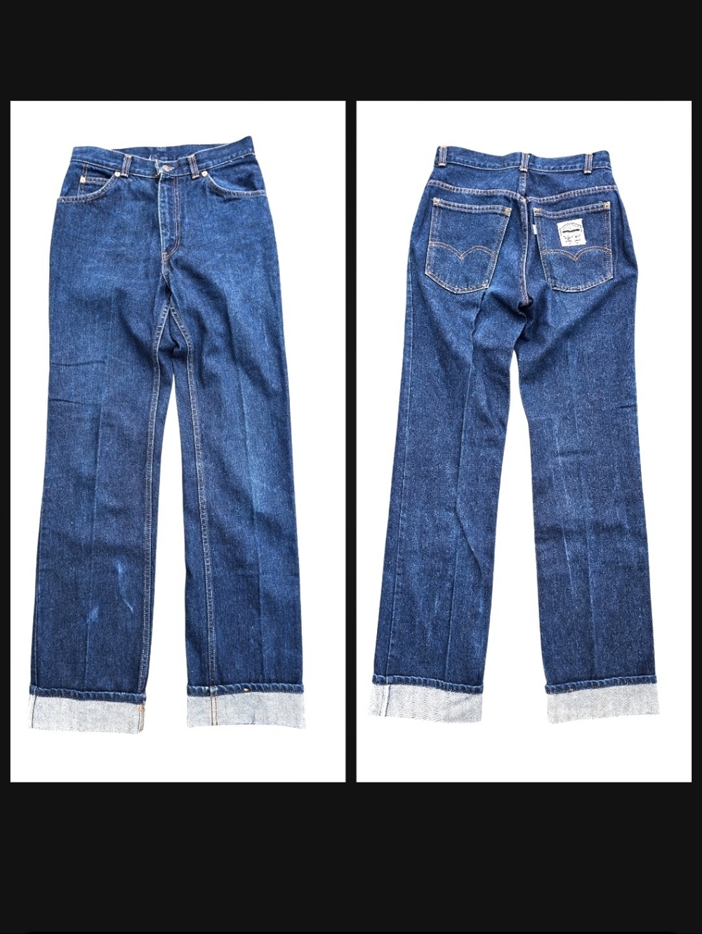 Levi's White Label Denim Jeans Vintage Dark/Medium Wash Straight Leg